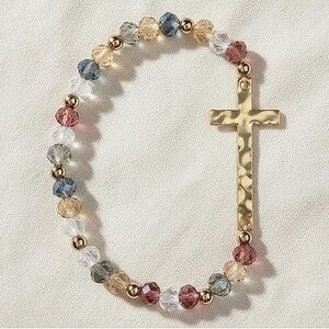 Elastic cross bracelet